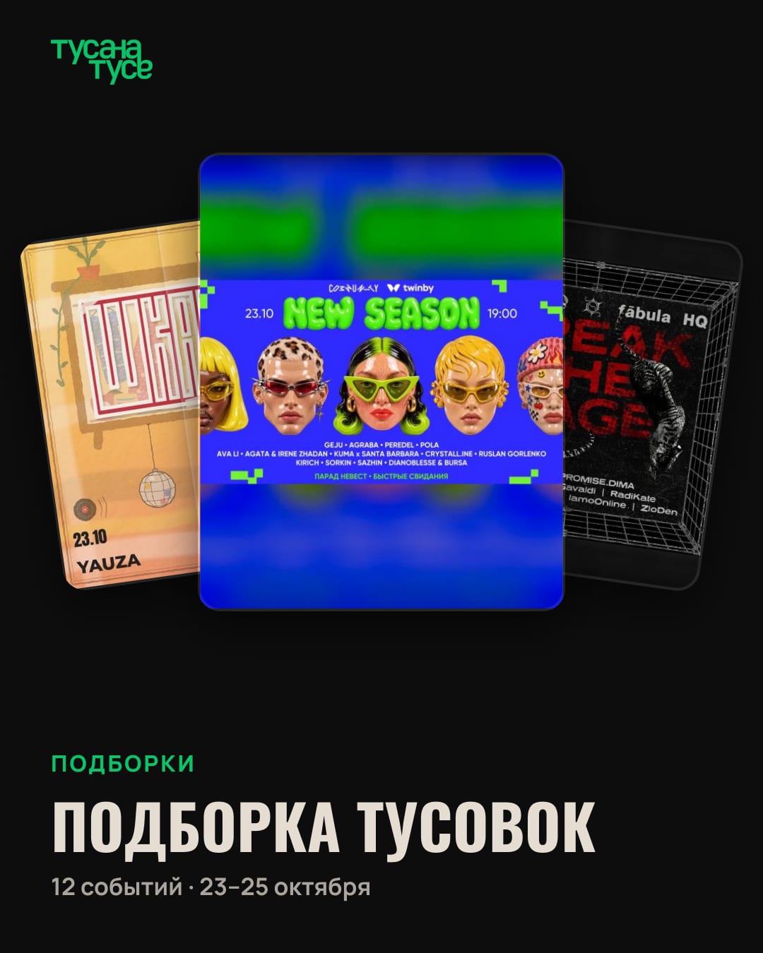 ПОДБОРКА ТУСОВОК